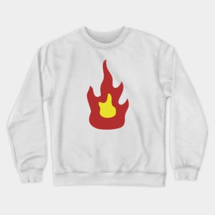 Camp Fire Flames Crewneck Sweatshirt